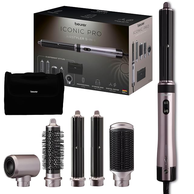 Styler ad aria Beurer Iconic Pro 5 in 1 con cinque accessori e borsa