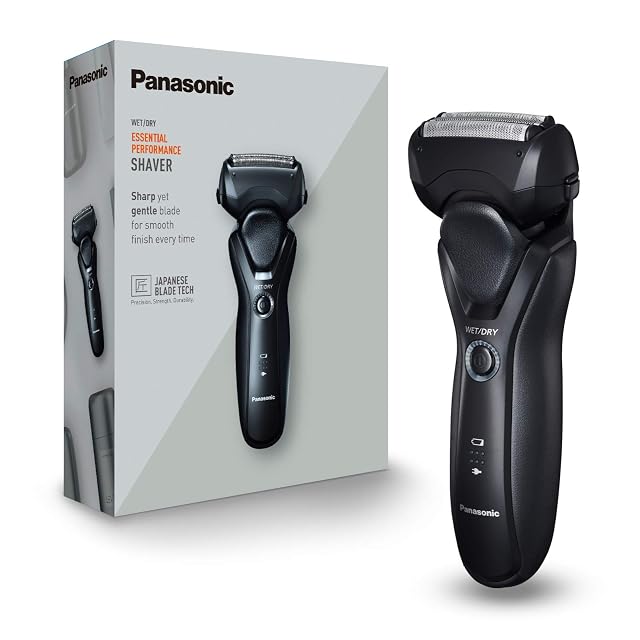Rasoio a lamina Panasonic ES-RT37 Series 500 nero con rifinitore a scomparsa