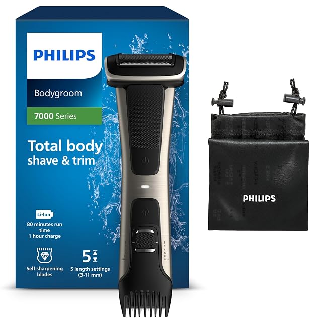 Philips Bodygroom Series 7000 BG7025 con pettine integrato