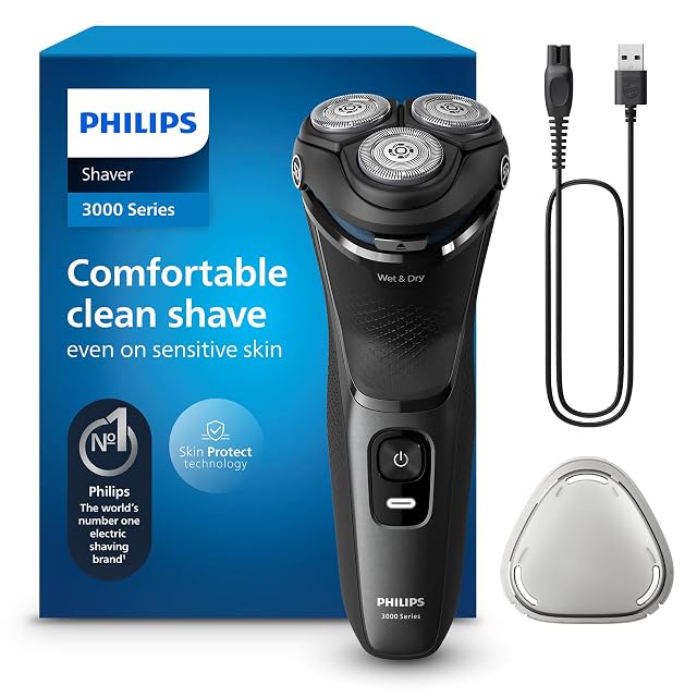Rasoio rotante Philips Shaver Series 3000 S3145 antracite con rifinitore a scomparsa