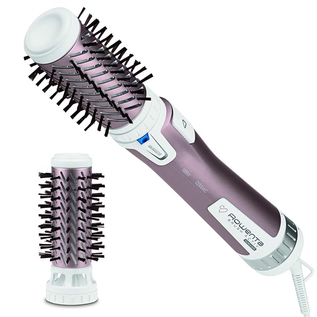 Spazzola ad aria calda rotante Rowenta Brush Activ Premium Care con due cilindri in ceramica