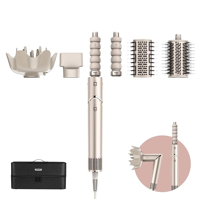 Styler ad aria e asciugacapelli Shark FlexStyle 5 in 1 con cilindri ad avvolgimento automatico e spazzole
