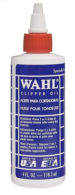 Boccetta di olio per tagliacapelli Wahl, 118 ml, con beccuccio dosatore a rotazione